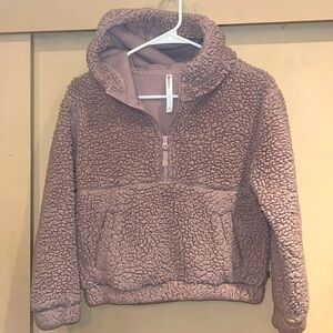 Modetta fleece hoodie preowned size med 10/12 laven color